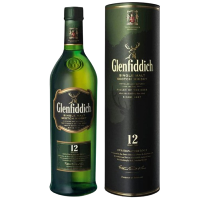 Glenfiddich 12 Year Old Single Malt Scotch Whisky